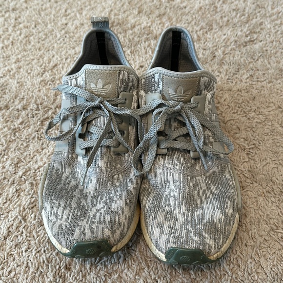 Used Camo Adidas Tennis Shoes - Picture 1 of 5